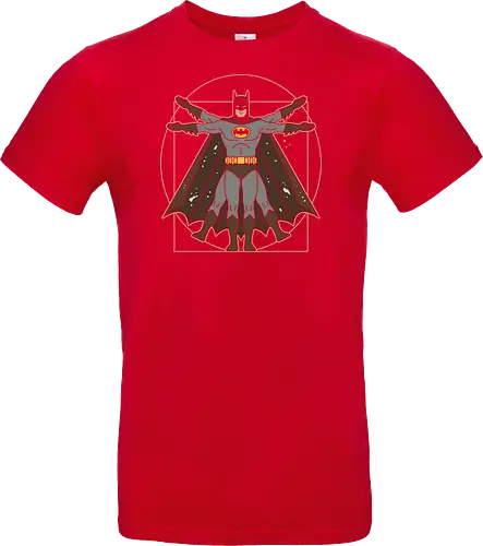 Vitruvian Bat Dark Knight Renaissance Art Parody Graphic