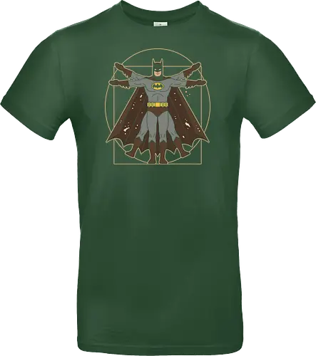 Vitruvian Bat Dark Knight Renaissance Art Parody Graphic