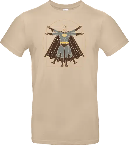 Vitruvian Bat Dark Knight Renaissance Art Parody Graphic
