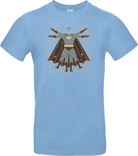 Vitruvian Bat Dark Knight Renaissance Art Parody Graphic