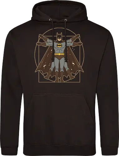 Vitruvian Bat Dark Knight Renaissance Art Parody Graphic