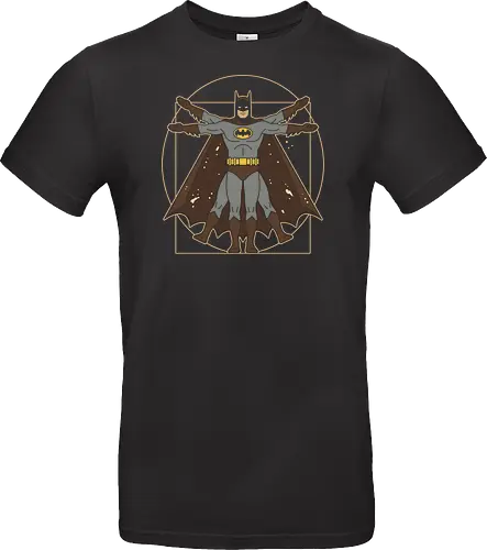 Vitruvian Bat Dark Knight Renaissance Art Parody Graphic