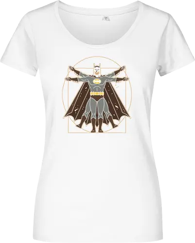 Vitruvian Bat Dark Knight Renaissance Art Parody Graphic