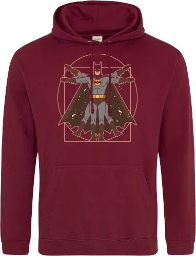 Vitruvian Bat Dark Knight Renaissance Art Parody Graphic