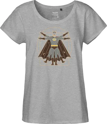 Vitruvian Bat Dark Knight Renaissance Art Parody Graphic