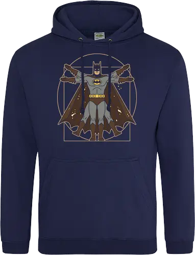 Vitruvian Bat Dark Knight Renaissance Art Parody Graphic