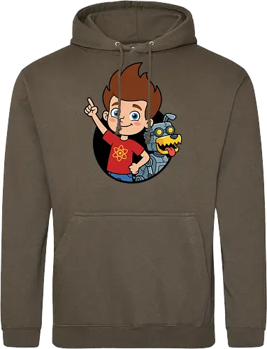 Boy Genius and Robotic Dog