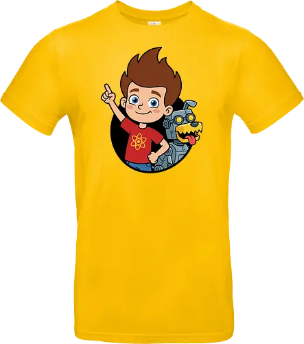 Boy Genius and Robotic Dog