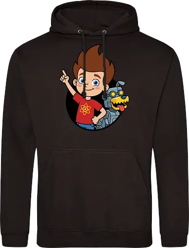 Boy Genius and Robotic Dog