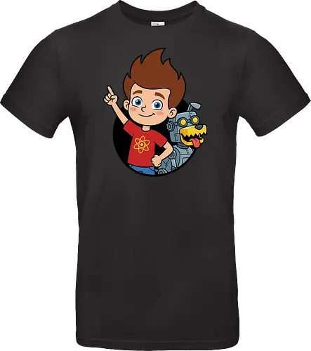 Boy Genius and Robotic Dog