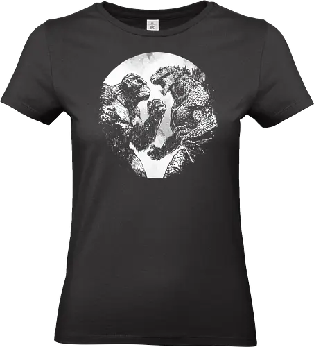 Face off - kaikus, japan, Kaiju, gozilla, movie, tv show - Standard T-Shirt (Frauen)