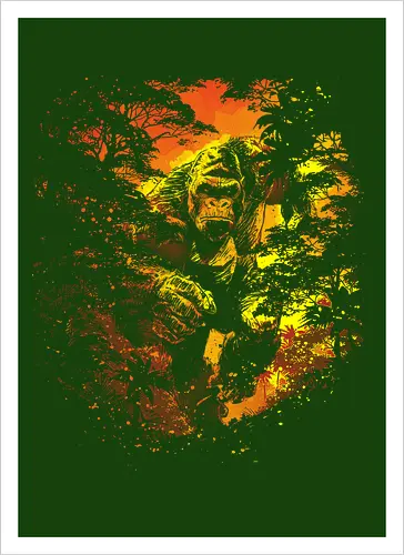 King of skull island - Kaiju, movie, televison, scifi - Kunstdruck