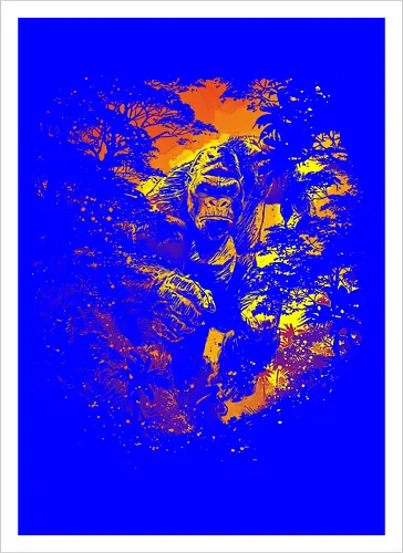 King of skull island - Kaiju, movie, televison, scifi - Kunstdruck