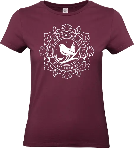 Wrenwood Hotel Emblem - resident evil requiem, Horror, resident evil 9, resident evil 2, resident evil 3 nemesis, jill valentine, leon s kennedy, resident evil 4, umbrella corporation, raccoon city, albert wesker, chris redfield, resident evil 5, grace ashcroft, victor gideon - Standard T-Shirt (Frauen)