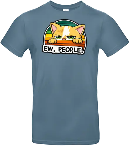 Ew, People. - Katze, Smilow, Twitch, Streamer, Chaos, Typisch Katze - Standard T-Shirt