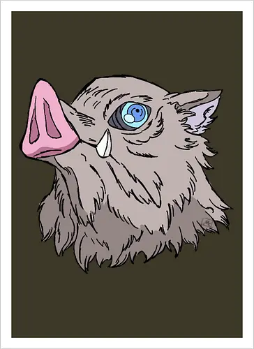 Inosuke Hashibira- Kimetsu no yaiba fanart