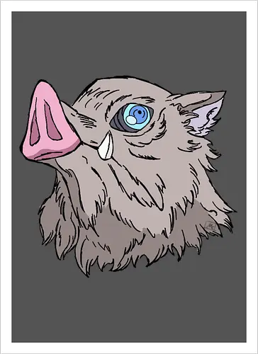 Inosuke Hashibira- Kimetsu no yaiba fanart