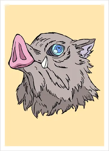 Inosuke Hashibira- Kimetsu no yaiba fanart