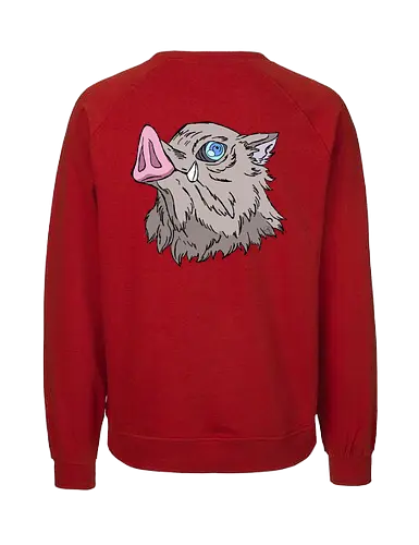 Inosuke Hashibira- Kimetsu no yaiba fanart - kimetsu no yaiba, inosuke, inosuke fanart, nezuko, hashira, zenitsu, inosuke hashibira, Slayer, anime, anime and manga, anime art, anime fanart, anime character, otaku, tanjiro - Fairtrade Sweatshirt