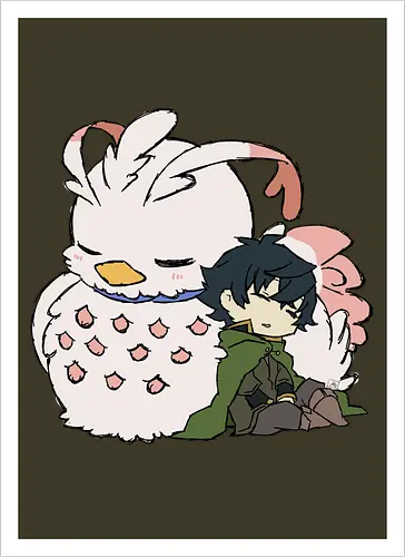 Naofumi and Filo- The Rising Of The Shield Hero fanart