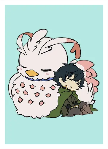 Naofumi and Filo- The Rising Of The Shield Hero fanart
