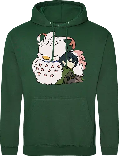 Naofumi and Filo- The Rising Of The Shield Hero fanart - shield hero, anime and manga, otaku, tate no yuusha, the rising of the shield hero, the rising of the shield hero fanart, naofumi iwatani, naofumi fanart, raphtalia, anime art, anime fanart, anime merch - Standard Hoodie