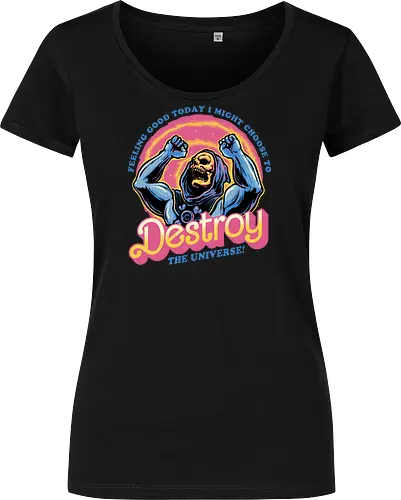 Choose to Destroy - Comic, comic book, character, movie, animated, animation, villain, universe, funny - Damen T-Shirt