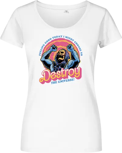 Choose to Destroy - Comic, comic book, character, movie, animated, animation, villain, universe, funny - Damen T-Shirt