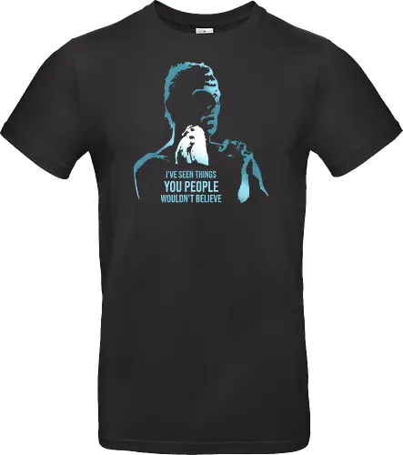 Tears in the Rain - Blade Runner Monologue - nexus 6, replicant, ridley scott, roy batty, sci fi, science fiction, tyrell corporation, 2049, eldon tyrell, movie, rick deckard, blade runner, artificial intelligence, dystopian, origami - Standard T-Shirt