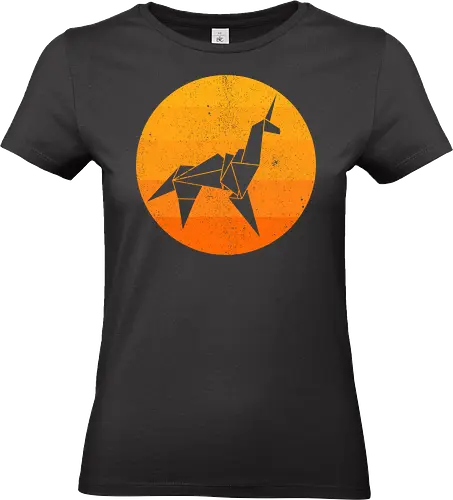 Origami Unicorn  - blade runner, 80s, artificial intelligence, nexus 6, origami, replicant, retro, roy batty, sci fi, science fiction, tyrell corporation, vintage, 80s movie, eldon tyrell, movie - Standard T-Shirt (Frauen)