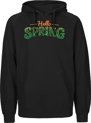 Hello Spring Nature Doodle Lettering 