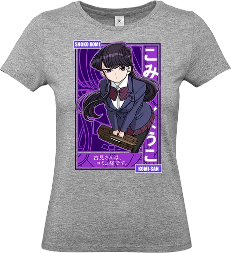 Komi Can’t Communicate - komi san, shoko komi, anime girl, shy anime girl, school anime, romantic comedy anime, slice of life anime, manga series, anime art - Standard T-Shirt (Frauen)