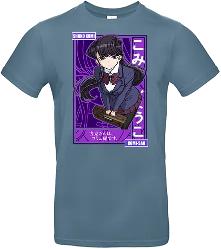 Komi Can’t Communicate - komi san, shoko komi, anime girl, shy anime girl, school anime, romantic comedy anime, slice of life anime, manga series, anime art - Standard T-Shirt
