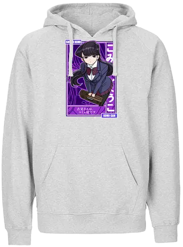 Komi Can’t Communicate - komi san, shoko komi, anime girl, shy anime girl, school anime, romantic comedy anime, slice of life anime, manga series, anime art - Fairtrade Hoodie