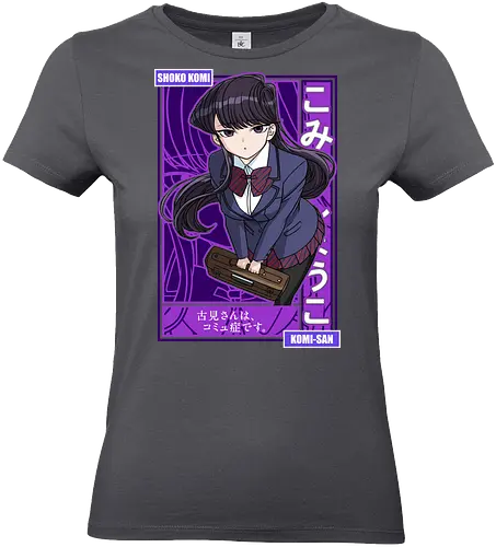 Komi Can’t Communicate - komi san, shoko komi, anime girl, shy anime girl, school anime, romantic comedy anime, slice of life anime, manga series, anime art - Standard T-Shirt (Frauen)