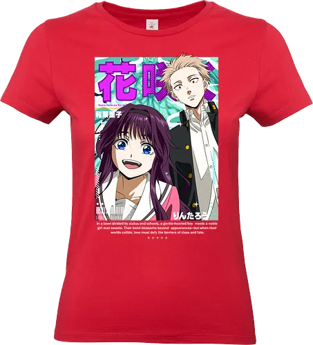 The Fragrant Flower Blooms - the fragrant flower blooms with dignity, kaoru hana wa rin to saku, romance anime, school romance, wholesome anime, slice of life anime, manga series, anime art - Standard T-Shirt (Frauen)