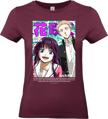 The Fragrant Flower Blooms - the fragrant flower blooms with dignity, kaoru hana wa rin to saku, romance anime, school romance, wholesome anime, slice of life anime, manga series, anime art - Standard T-Shirt (Frauen)