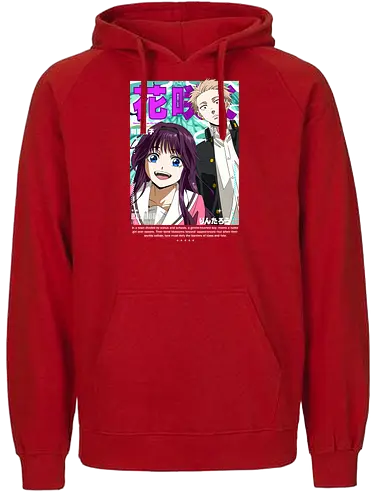 The Fragrant Flower Blooms - the fragrant flower blooms with dignity, kaoru hana wa rin to saku, romance anime, school romance, wholesome anime, slice of life anime, manga series, anime art - Fairtrade Hoodie