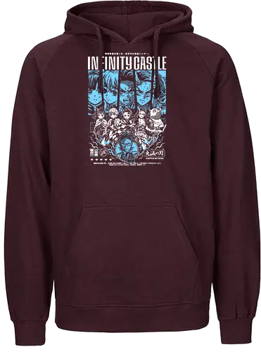 Infinity Castle – Demon Realm - Slayer, infinity castle, demon fortress, dark fantasy anime, demon realm, final arc battle, shonen anime, manga series, anime art - Fairtrade Hoodie