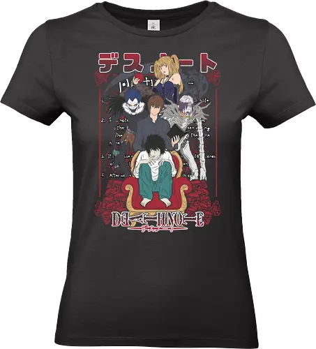 Death – Justice or Judgment - Death, light yagami, ryuk shinigami, anime thriller, psychological anime, dark anime, manga series, japanese anime, anime art - Standard T-Shirt (Frauen)
