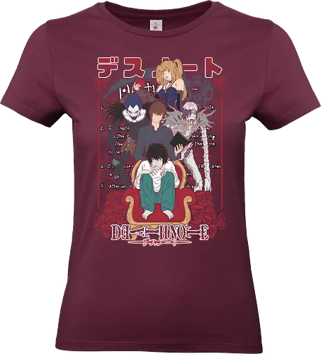 Death – Justice or Judgment - Death, light yagami, ryuk shinigami, anime thriller, psychological anime, dark anime, manga series, japanese anime, anime art - Standard T-Shirt (Frauen)