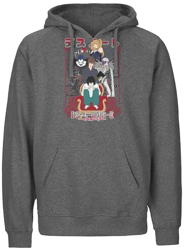 Death – Justice or Judgment - Death, light yagami, ryuk shinigami, anime thriller, psychological anime, dark anime, manga series, japanese anime, anime art - Fairtrade Hoodie
