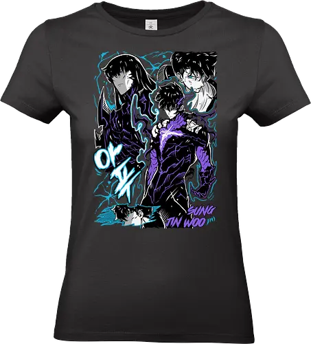 Solo Leveling – Arise Shadows - solo leveling, shadow army, necromancer power, dungeon hunter, dark fantasy action, manhwa series, anime aesthetic - Standard T-Shirt (Frauen)