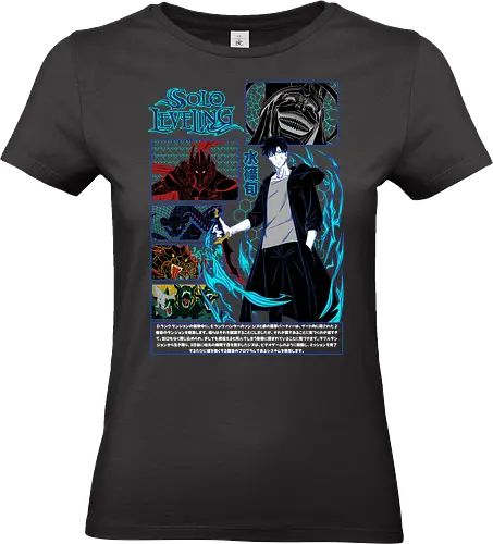 Solo Leveling – The System Awakens - solo leveling, leveling system, hunter awakening, rpg anime style, dungeon fantasy, manhwa series, anime illustration - Standard T-Shirt (Frauen)