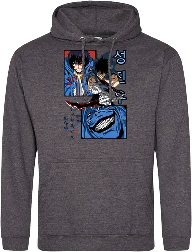 Solo Leveling – Rise of the Shadows - solo leveling, shadow monarch power, dark fantasy hunter, dungeon raid battle, action manhwa, anime art - Standard Hoodie