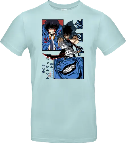 Solo Leveling – Rise of the Shadows - solo leveling, shadow monarch power, dark fantasy hunter, dungeon raid battle, action manhwa, anime art - Standard T-Shirt