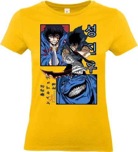 Solo Leveling – Rise of the Shadows - solo leveling, shadow monarch power, dark fantasy hunter, dungeon raid battle, action manhwa, anime art - Standard T-Shirt (Frauen)