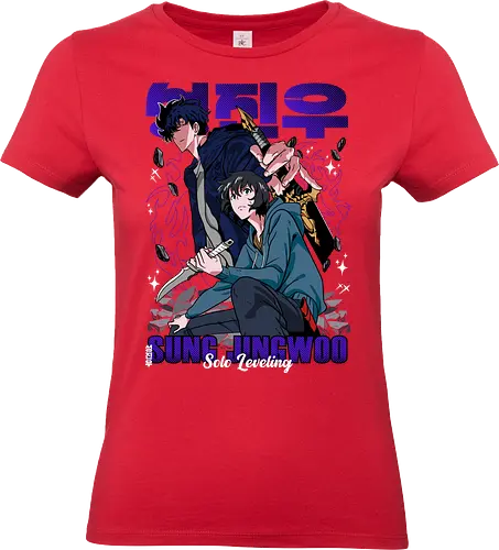 Solo Leveling – The Shadow Army - solo leveling, shadow soldiers, necromancer king, dark fantasy anime, dungeon hunter world, manhwa art - Standard T-Shirt (Frauen)