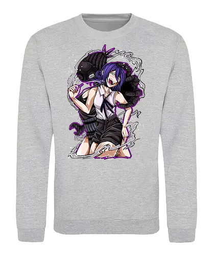 Reze – The Bomb Girl - anime art, Chainsaw, reze, bomb devil girl, anime villain girl, dark shonen anime, manga series - Sweatshirt