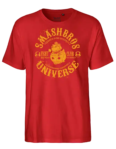 Smash Bros Fight Club - Villain Jr  - mario t-shirt, koopa clown auto, pilz königreich, nintendo bösewicht, fight club, vintage kunst, bowser sohn, koopalings, mario antagonist, bowser jr, smash bros kämpfer, nintendo kleidung, koopa königreich, teetan, super smash bros - Fairtrade T-Shirt